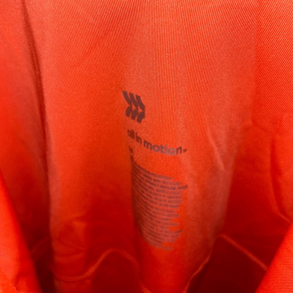 Orange Athletic Romper - Picture 2 of 3